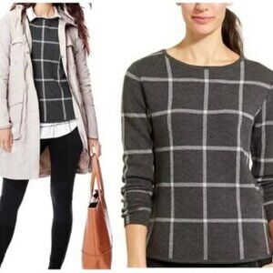 Athleta Dakota Merino Wool Plaid XS